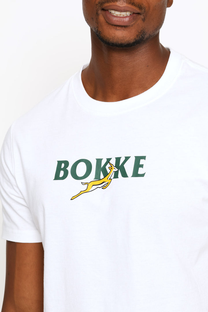 Springboks Bok Tee - White