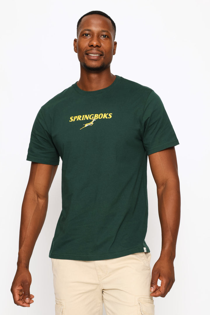 Springboks Bokke Tee - Forest Green