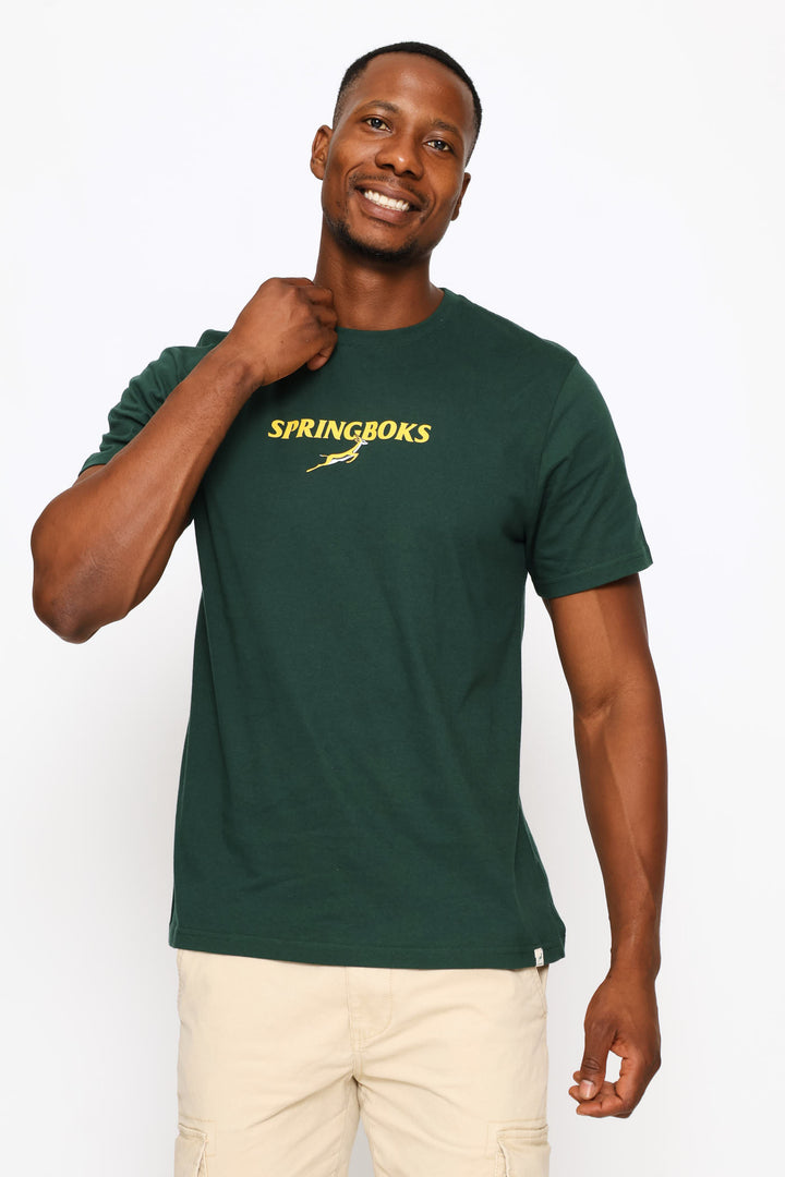 Springboks Bokke Tee - Forest Green