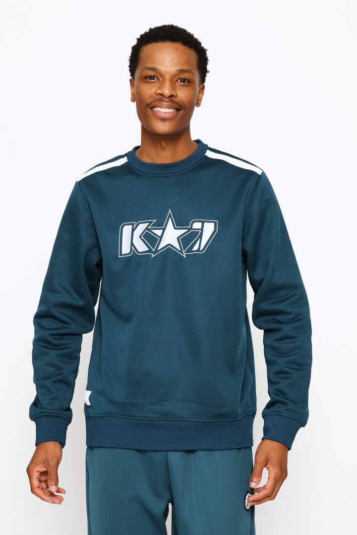 Brody Crew Top - Petrol