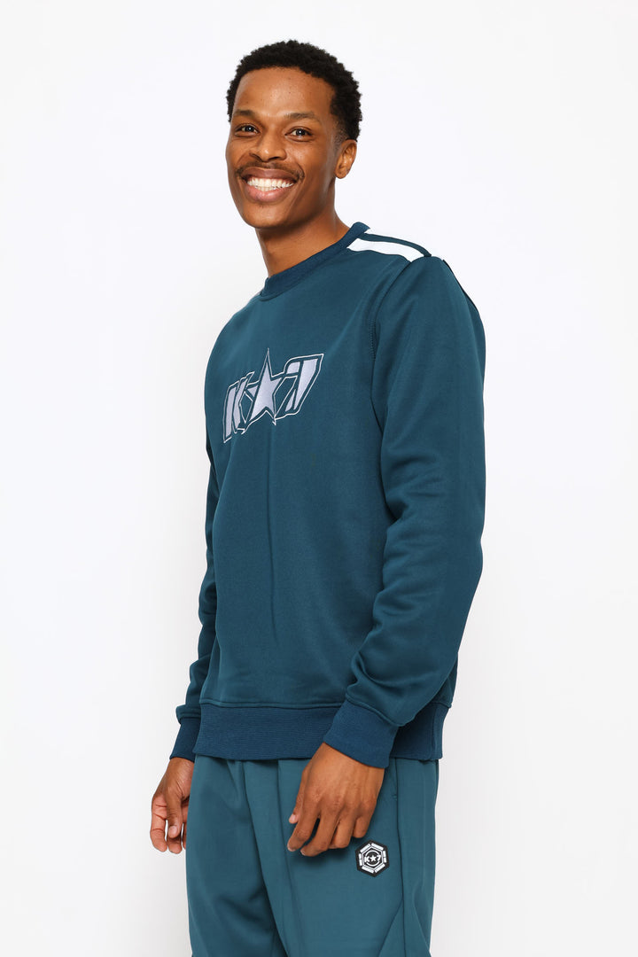Brody Crew Top - Petrol