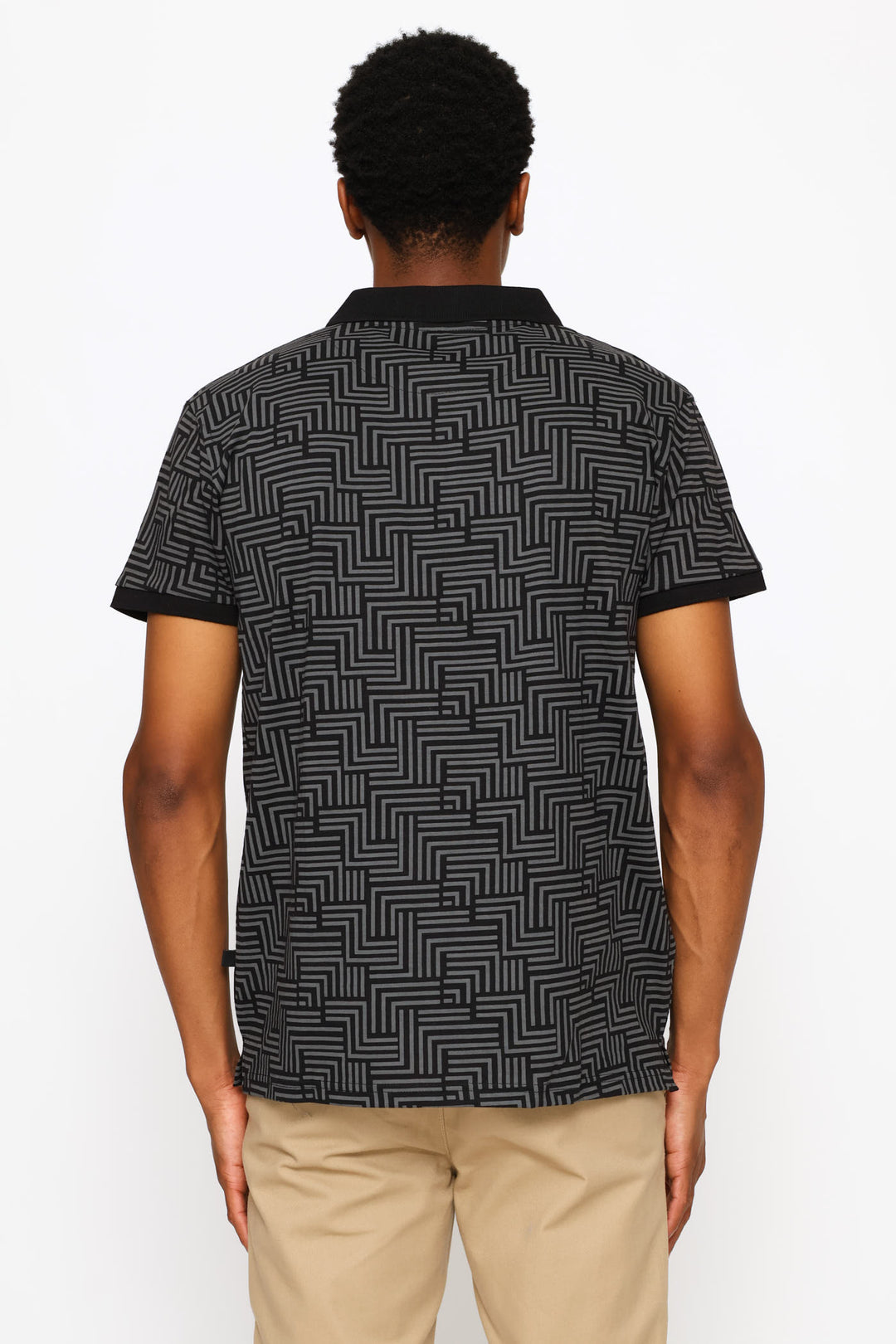 Printed Golfer - Black