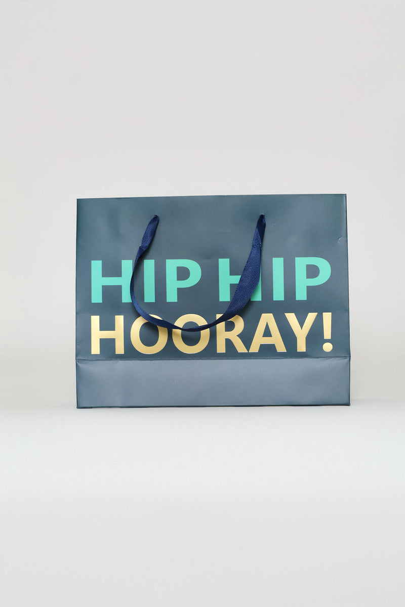 Hip Hip Hooray Gift Bag - Teal
