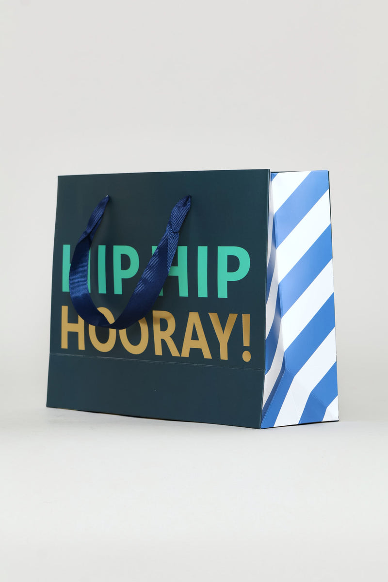 Hip Hip Hooray Gift Bag - Teal