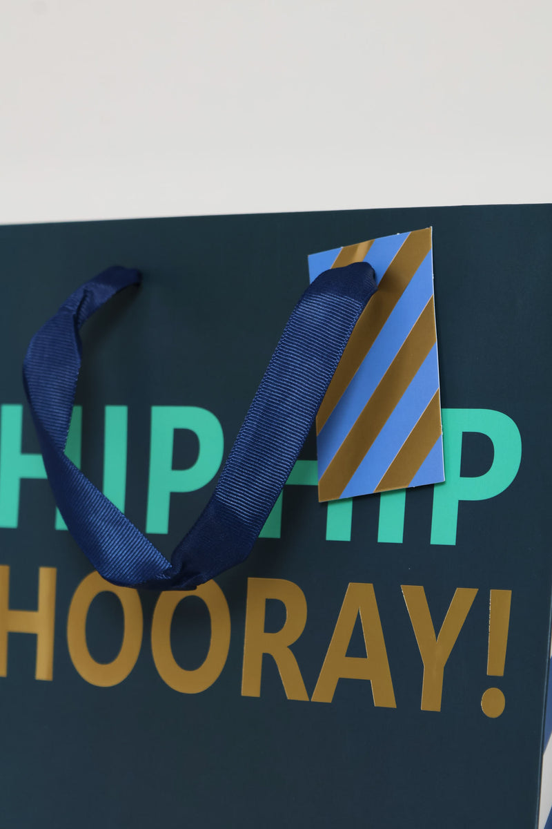 Hip Hip Hooray Gift Bag - Teal