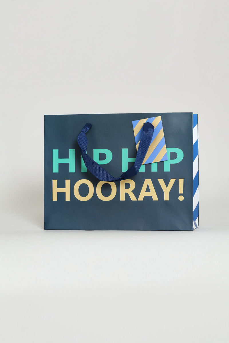 Hip Hip Hooray Gift Bag - Teal