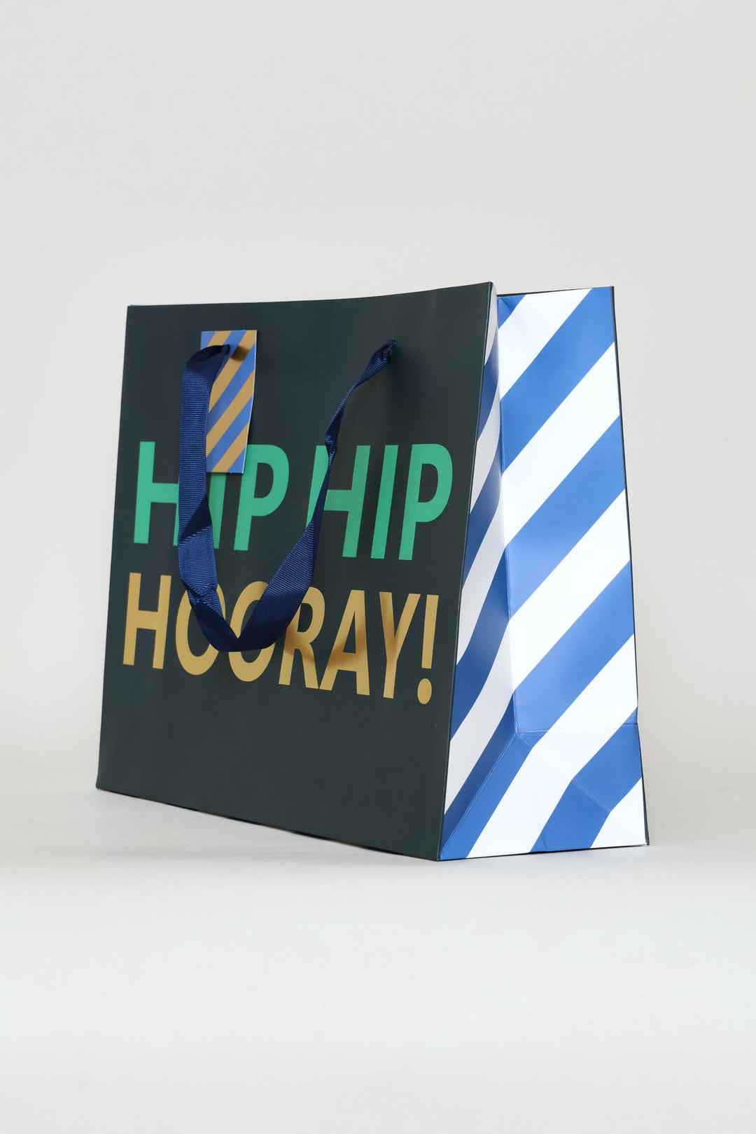 Hip Hip Hooray Large Gift Bag - Teal