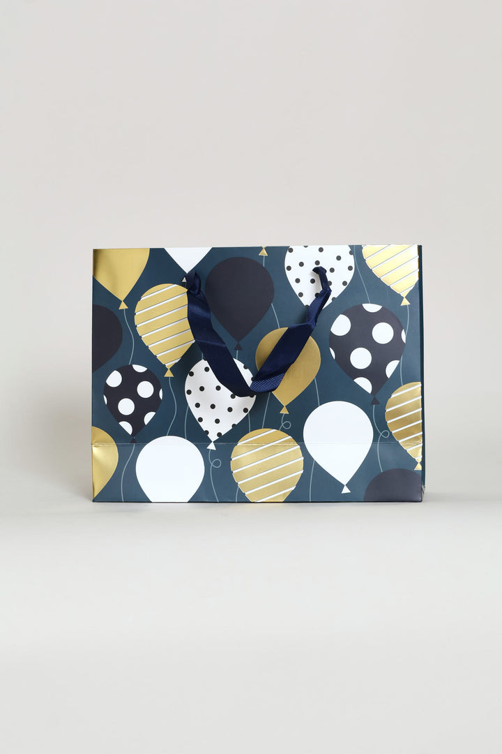 Balloon Foil Gift Bag - Navy