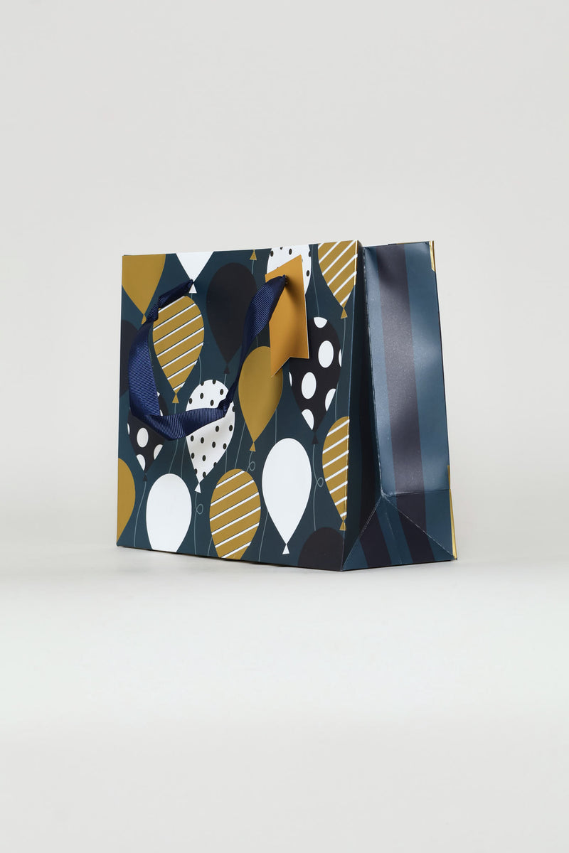 Balloon Foil Gift Bag - Navy