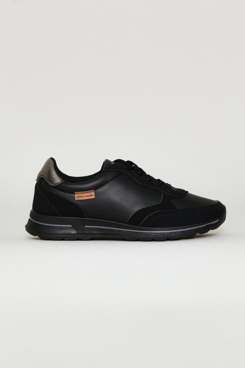 Suede Sneaker - Black
