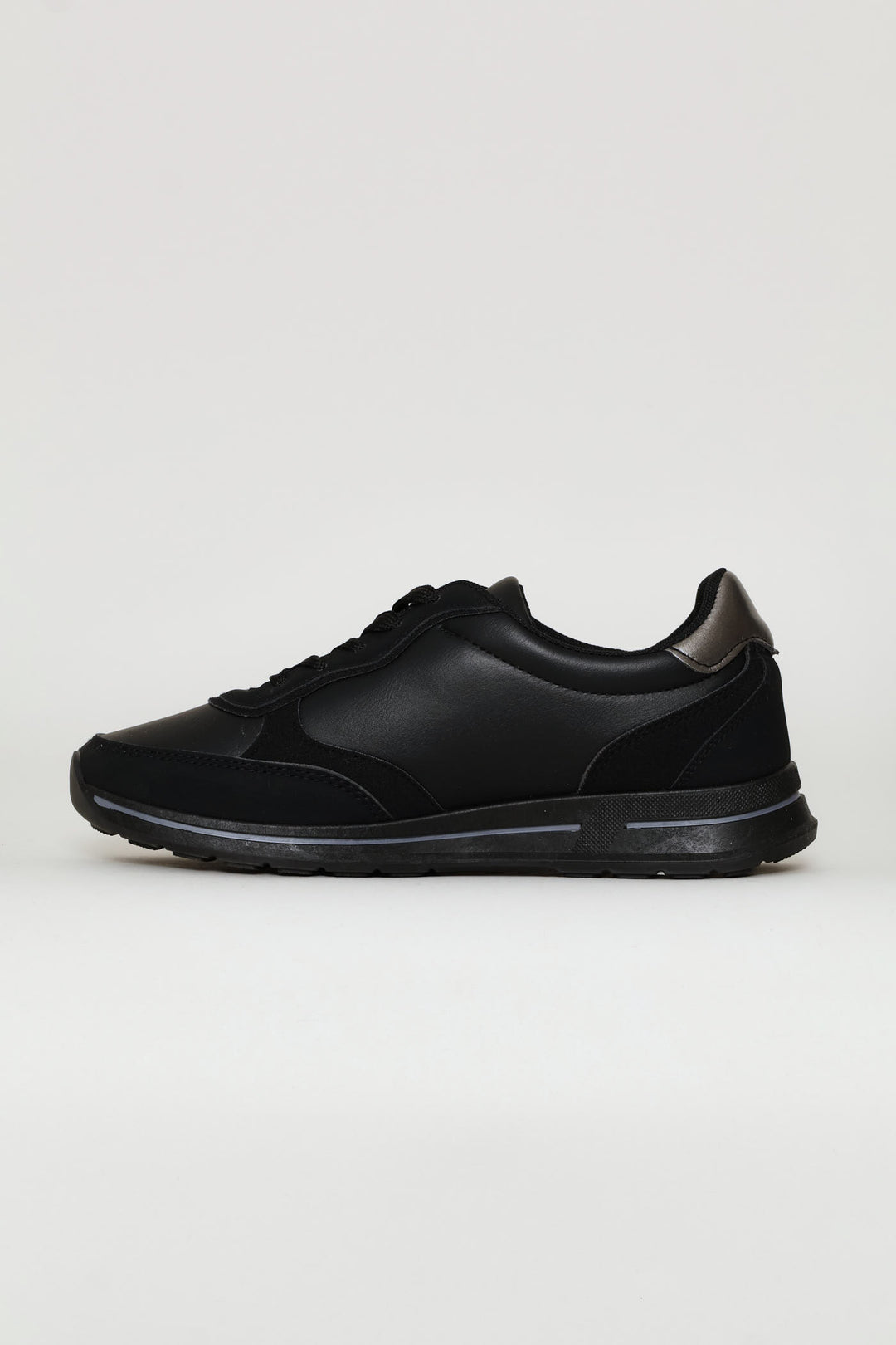 Suede Sneaker - Black