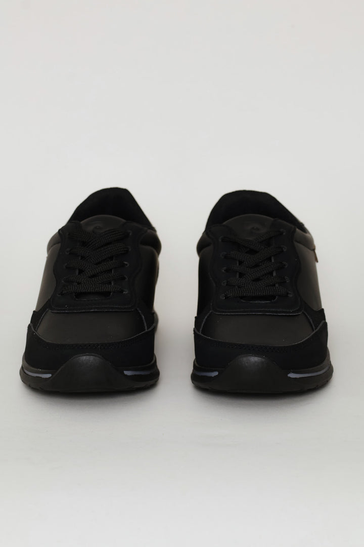 Suede Sneaker - Black