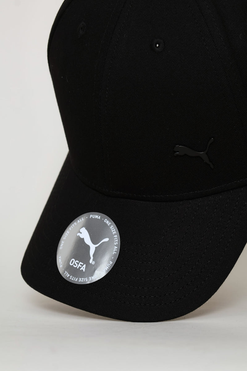 Essential Levated Metal Cat Baseball Cap - Black