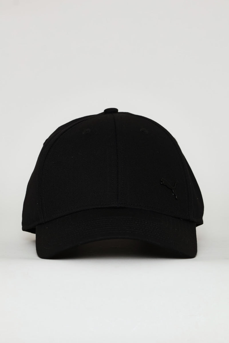 Essential Levated Metal Cat Baseball Cap - Black