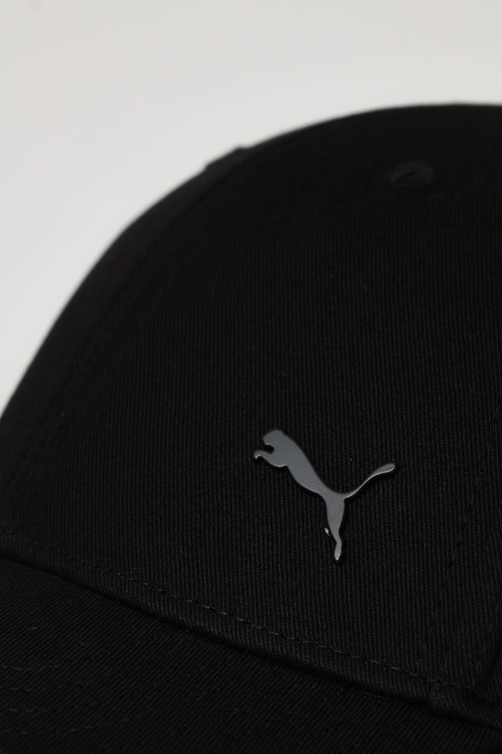 Essential Levated Metal Cat Baseball Cap - Black