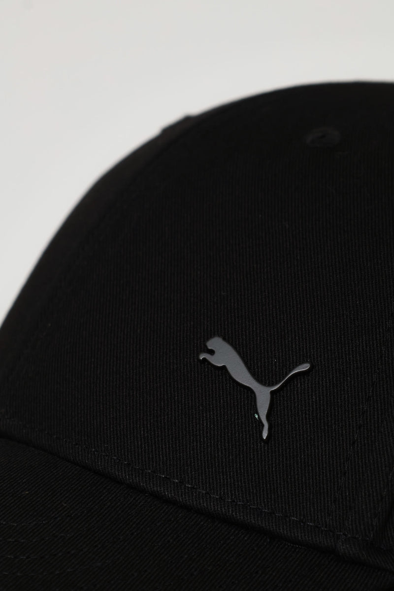 Essential Levated Metal Cat Baseball Cap - Black