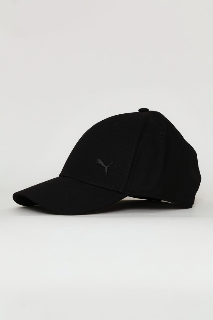 Essential Levated Metal Cat Baseball Cap - Black