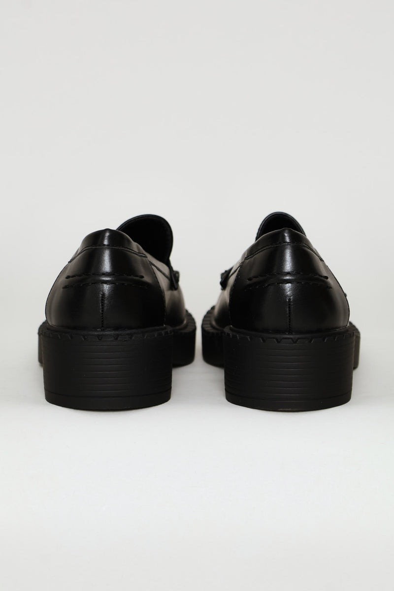 Penny Moccasin Loafer - Black