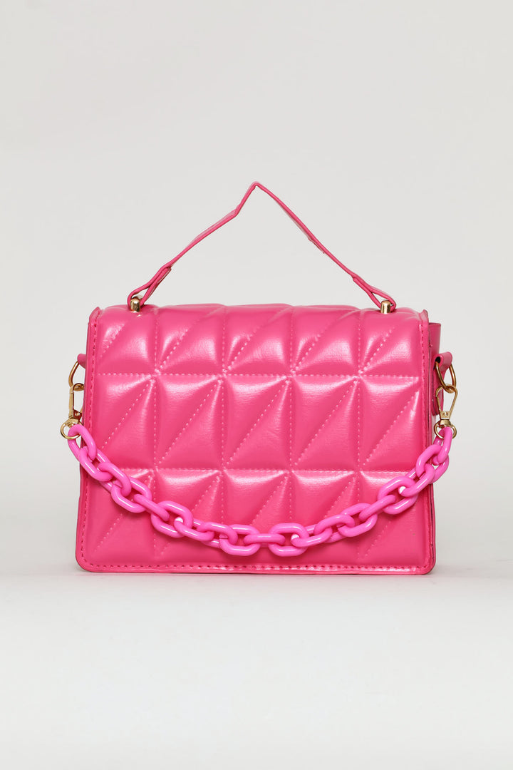 Girls Chain Sling Bag - Lilac
