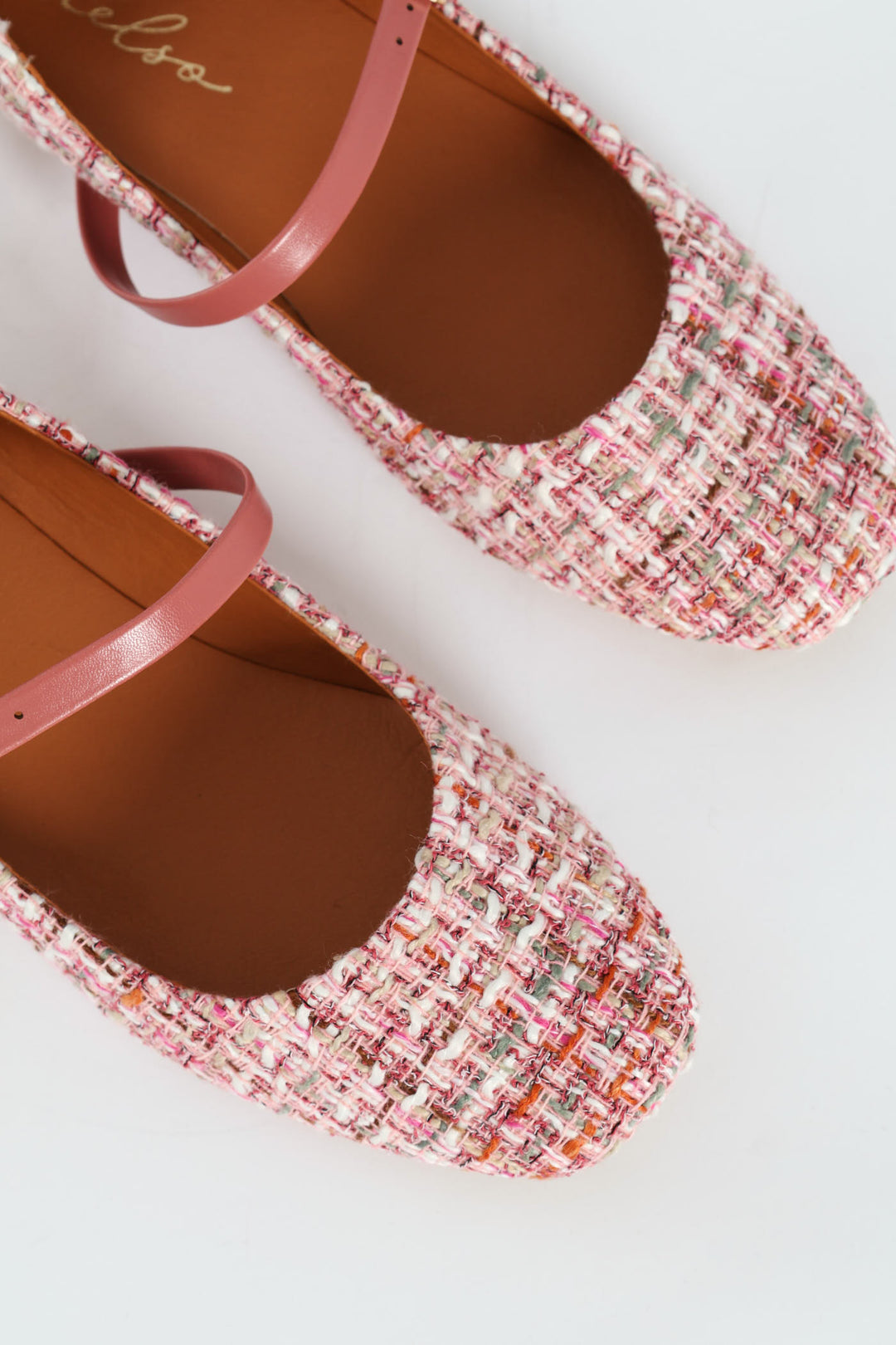 Tweed Maryjane Pump - Pink