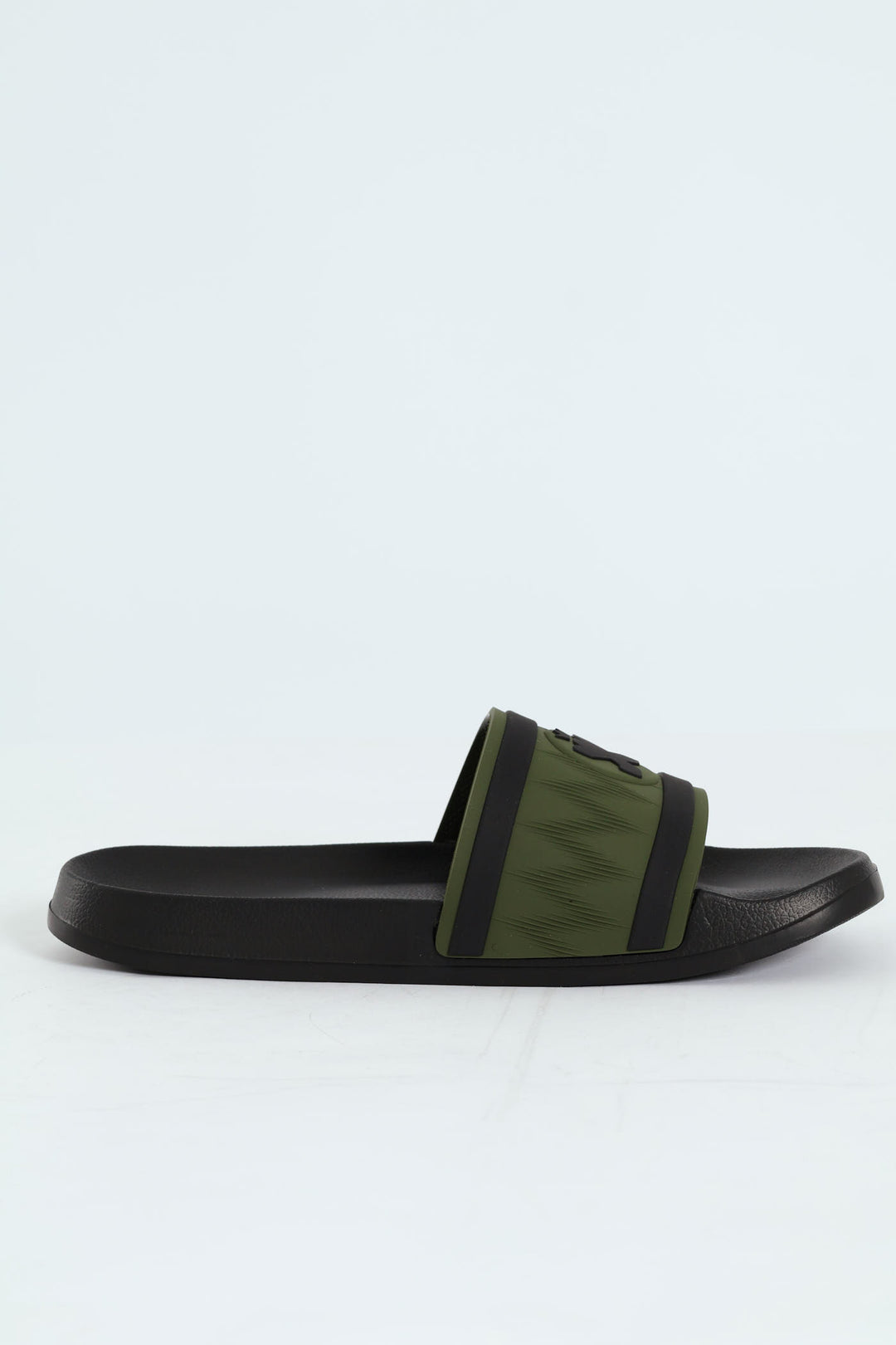 Rubber Upper Pool Slide - Olive
