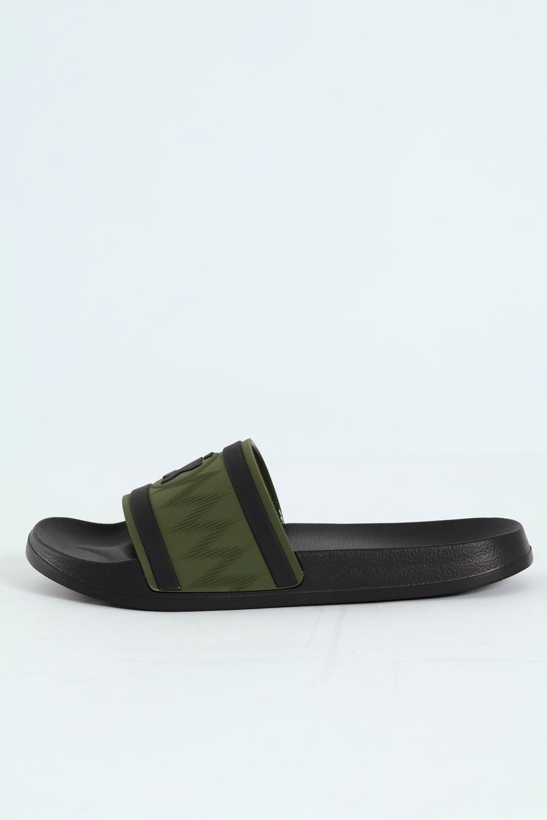 Rubber Upper Pool Slide - Olive