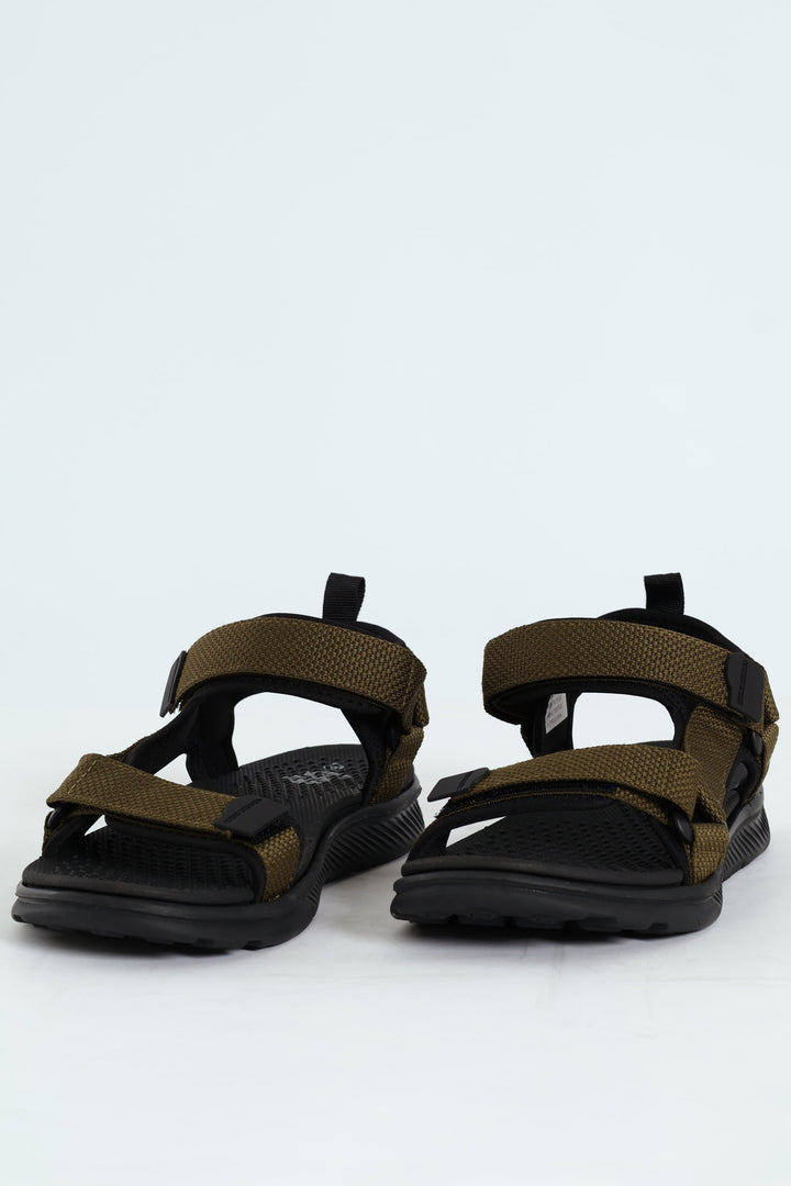 Strappy Sport Sandal - Olive