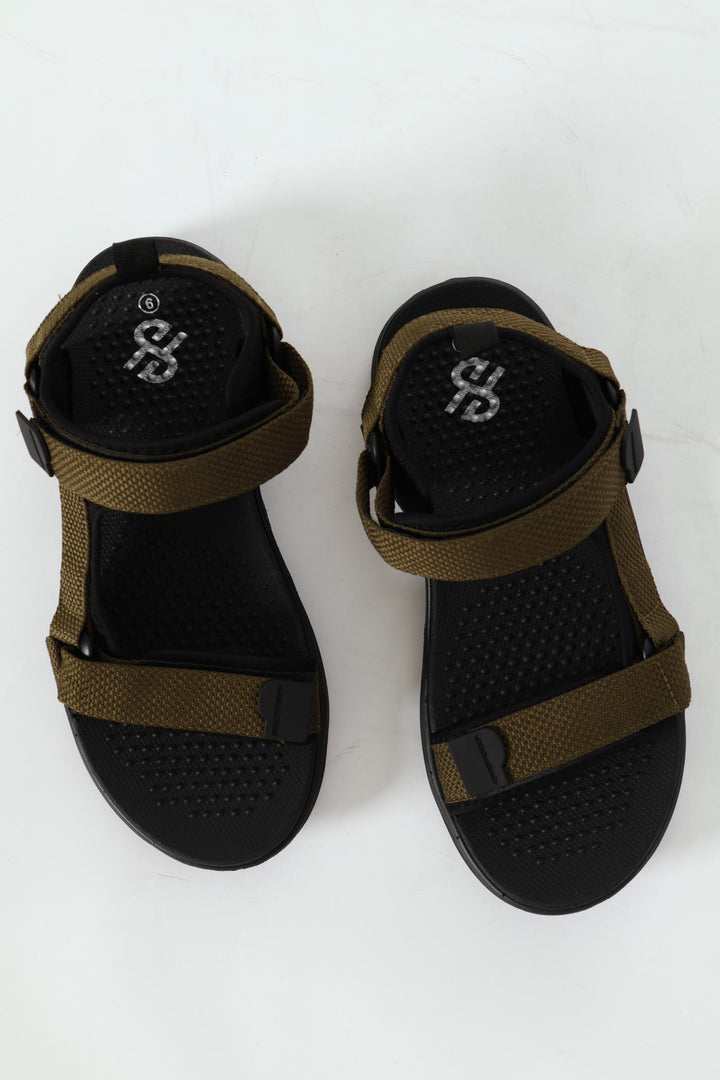 Strappy Sport Sandal - Olive