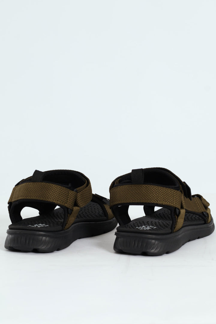 Strappy Sport Sandal - Olive