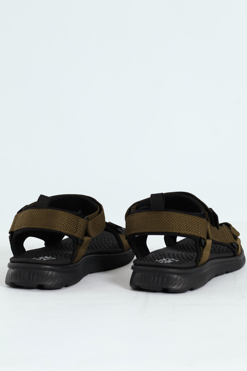 Strappy Sport Sandal - Olive