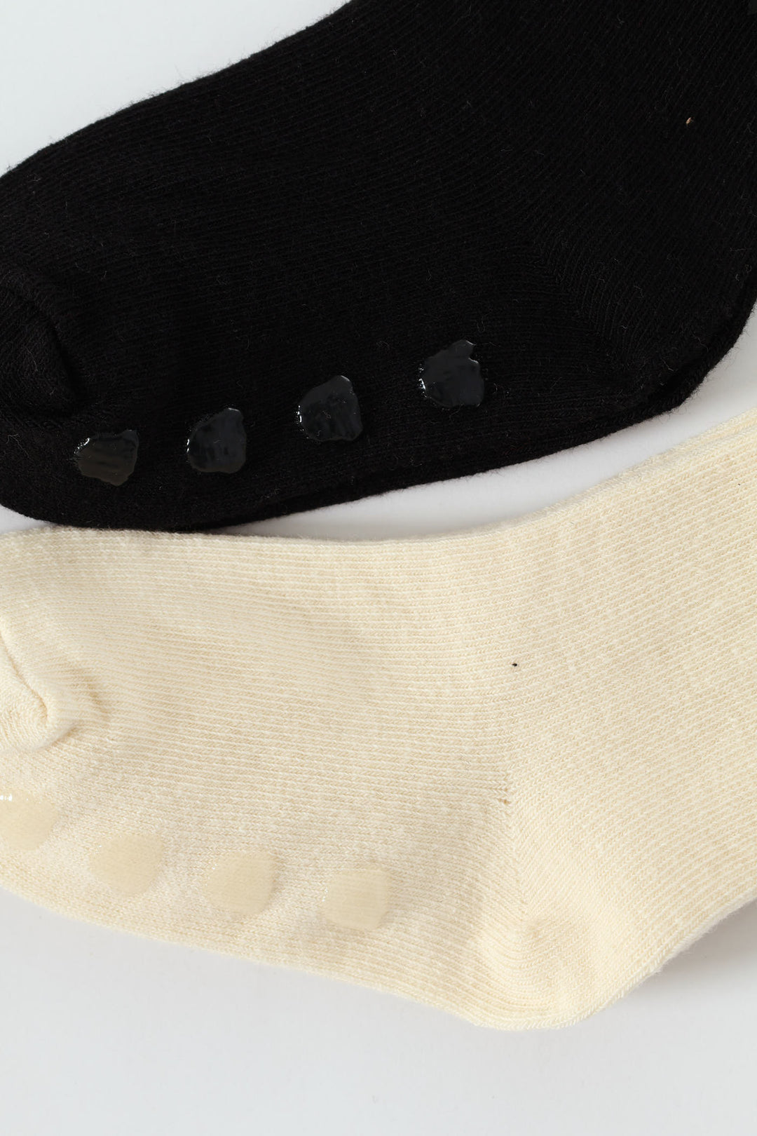 Baby Girls 2 Pack Bow Kneehigh Socks - Black/Cream