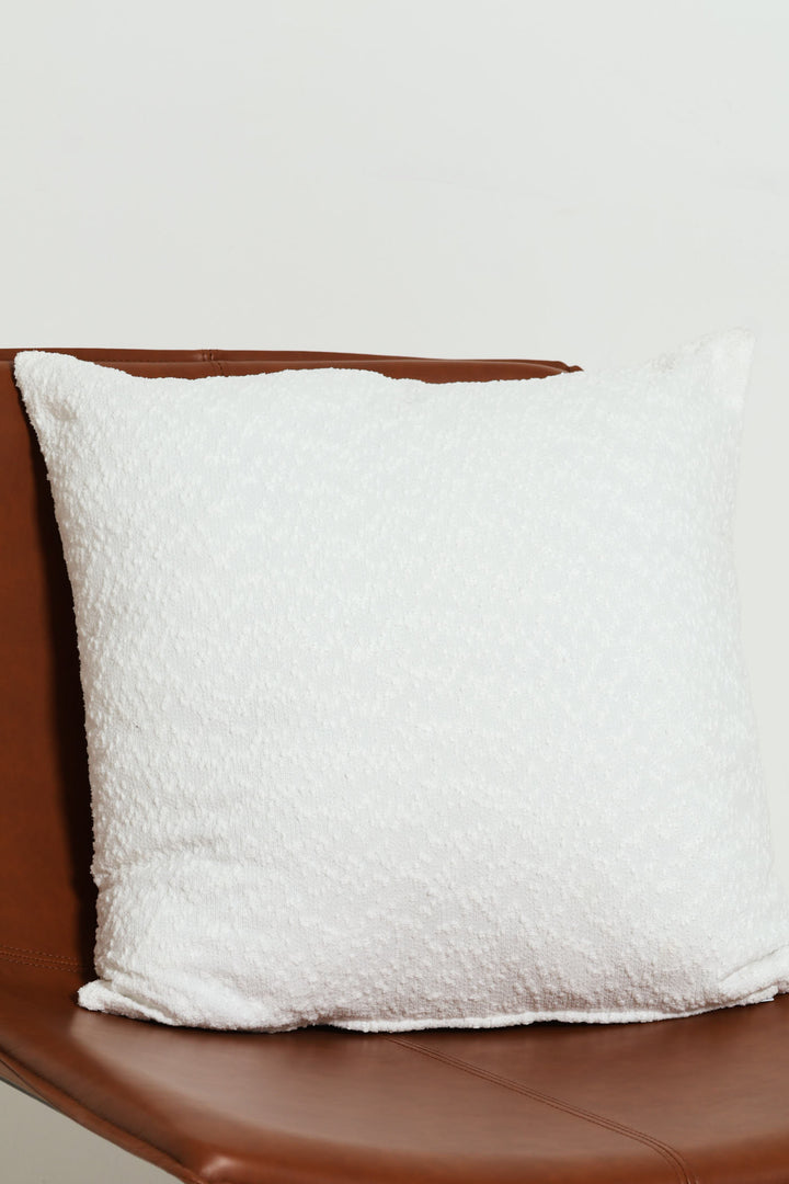 Boucle Cushion - White