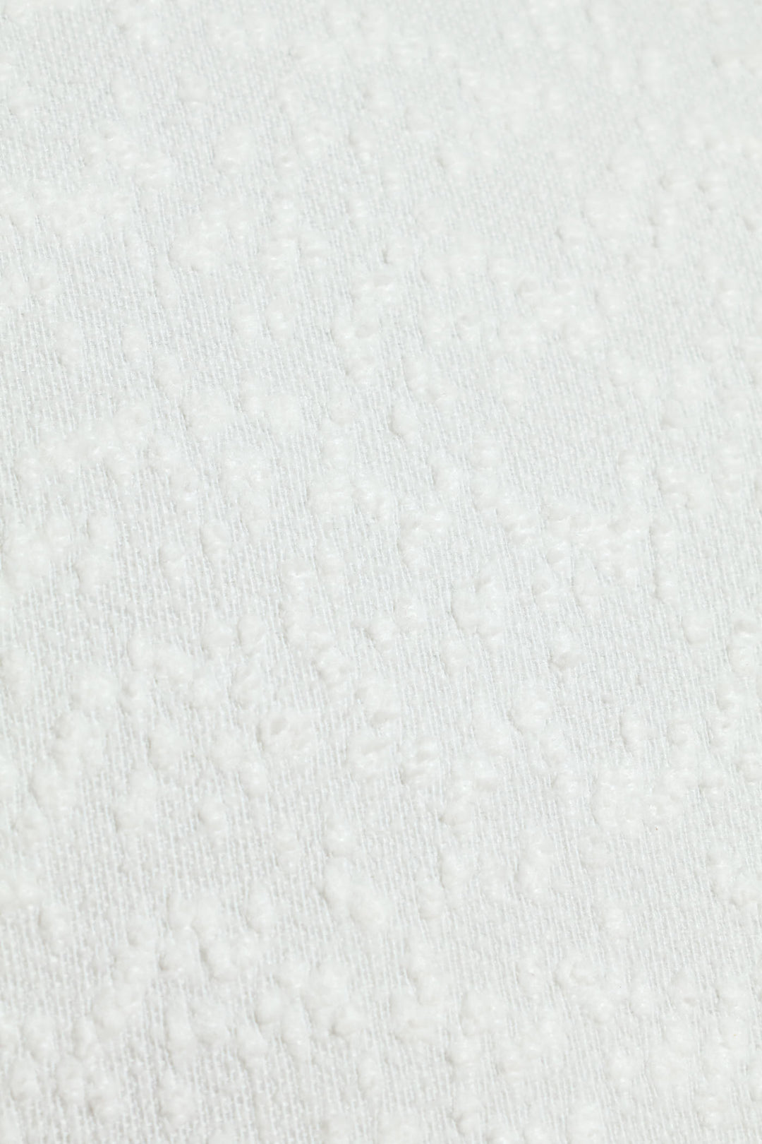 Boucle Cushion - White