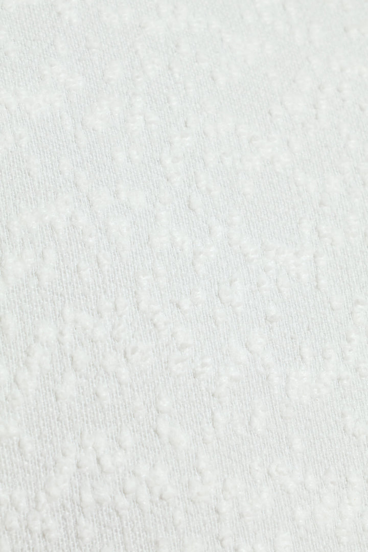 Boucle Cushion - White