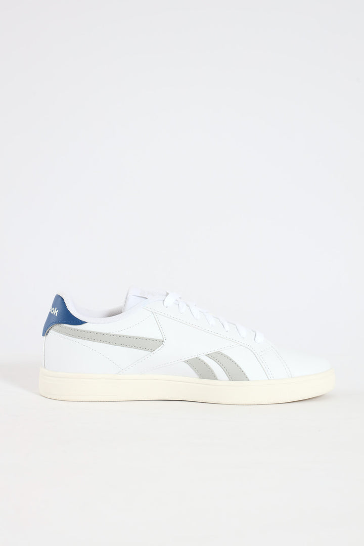 Retro Court Lace Up Sneaker - White/Grey