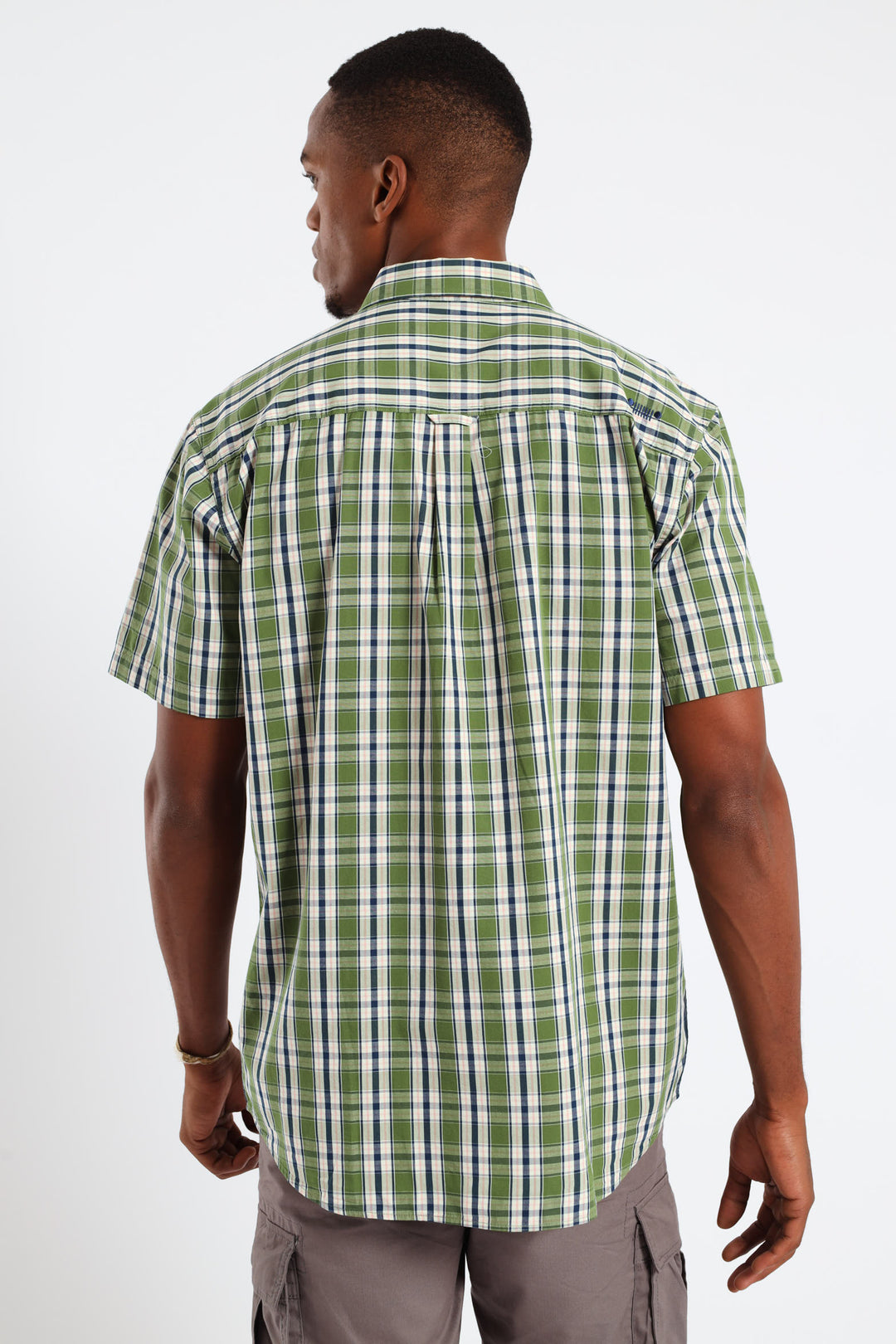 Yarn Dye Check Shirt - Green/Blue