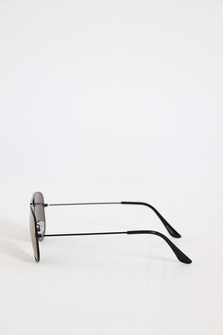 Pre-Boys Flash Mirror Aviator Sunnies - Light Gold