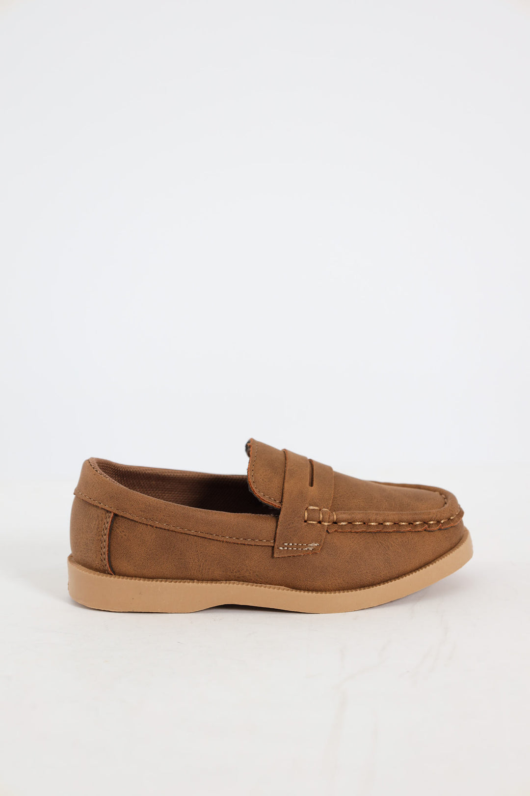 Pre-Boys Moccasin Slip On - Brown