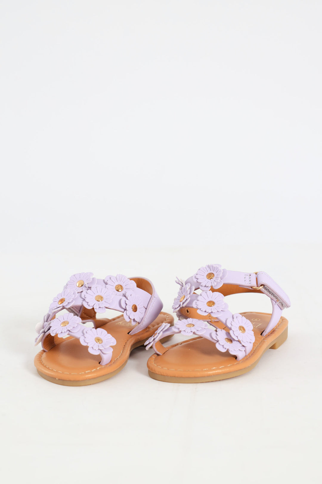 Pre-Girls Flower Sandal - Lilac