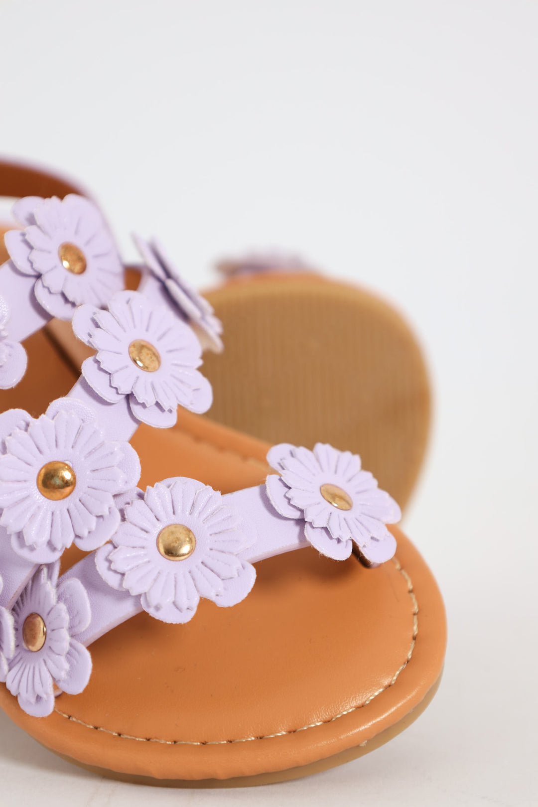 Pre-Girls Flower Sandal - Lilac