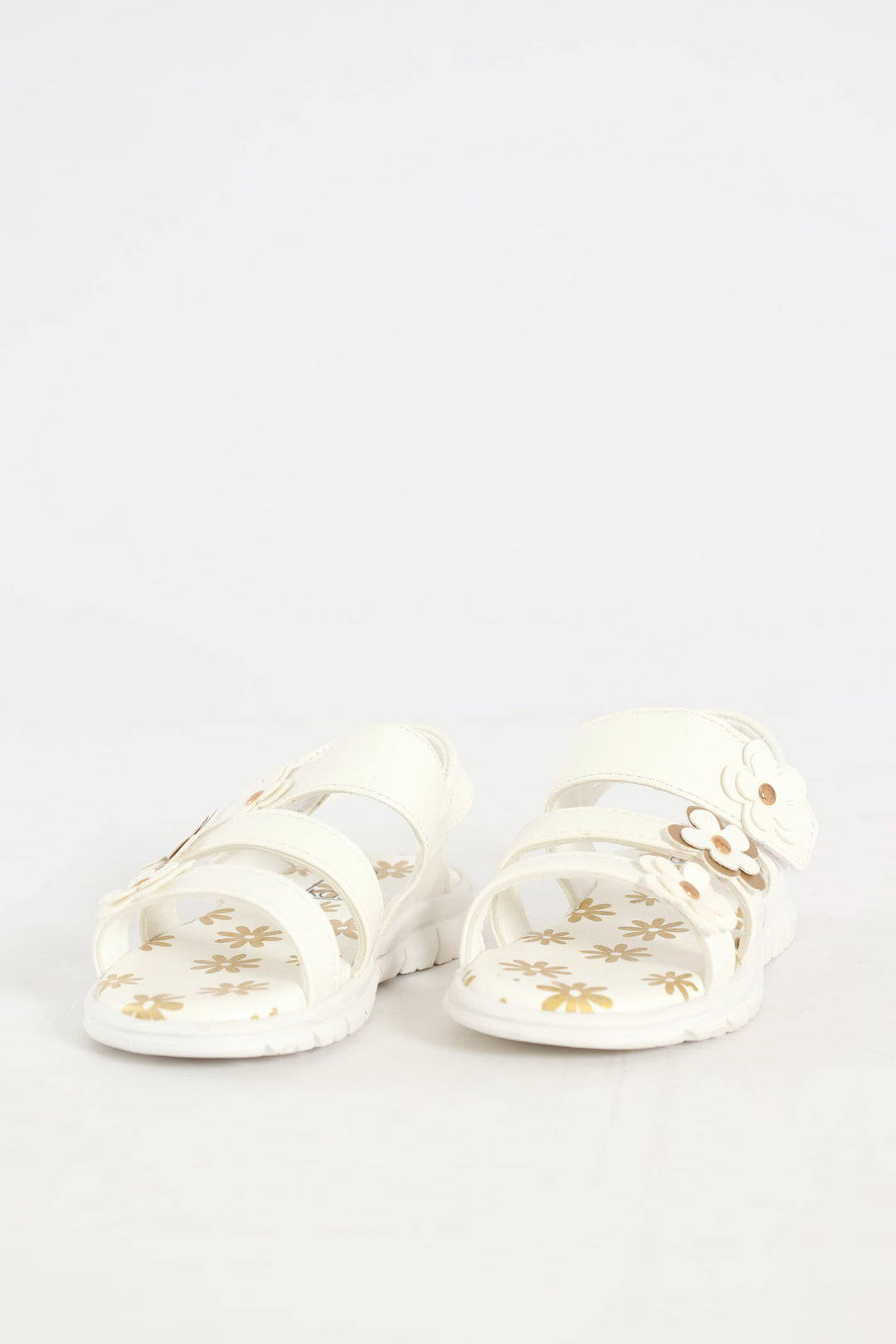 Pre-Girls Multi Strap Comfort Sandal - White