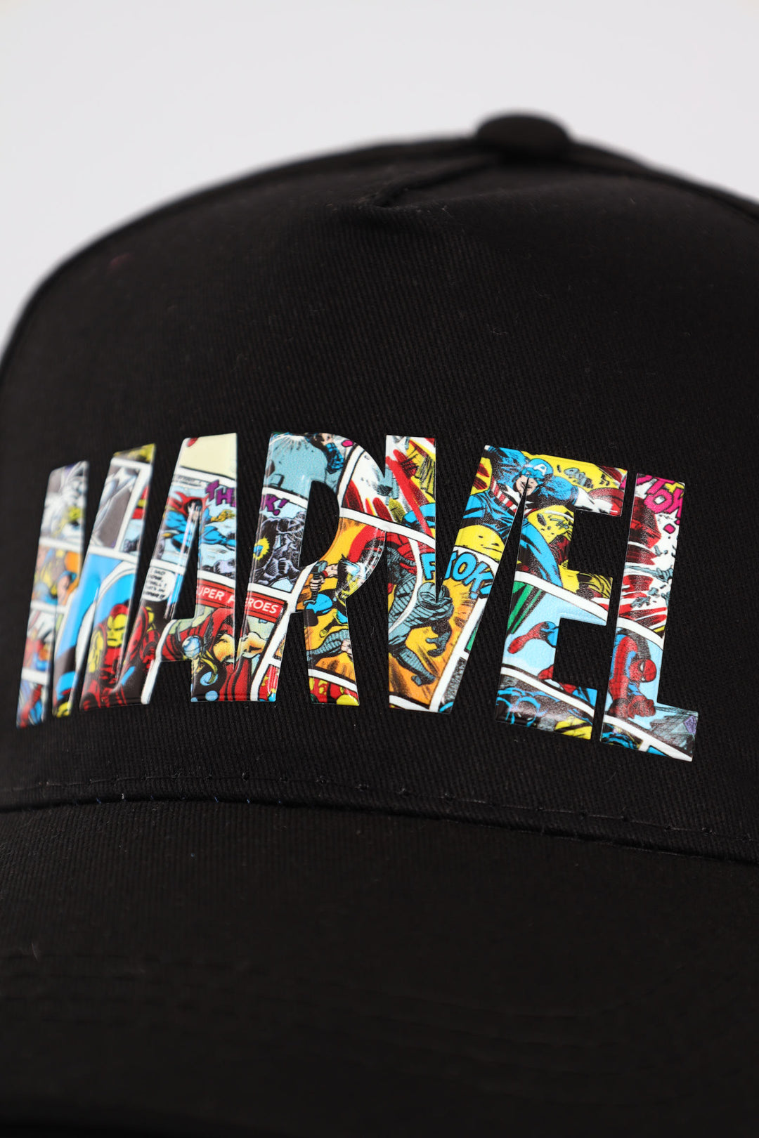 Pre-Boys Marvel Cap - Black