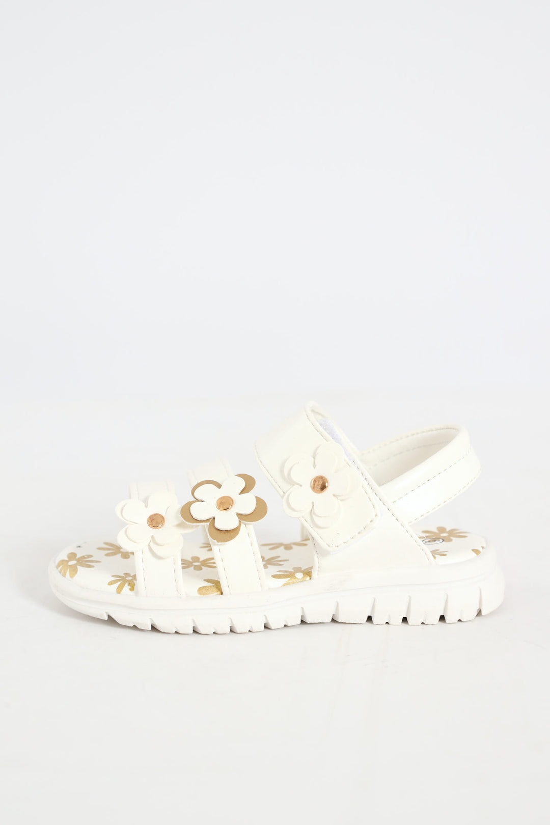 Pre-Girls Multi Strap Comfort Sandal - White