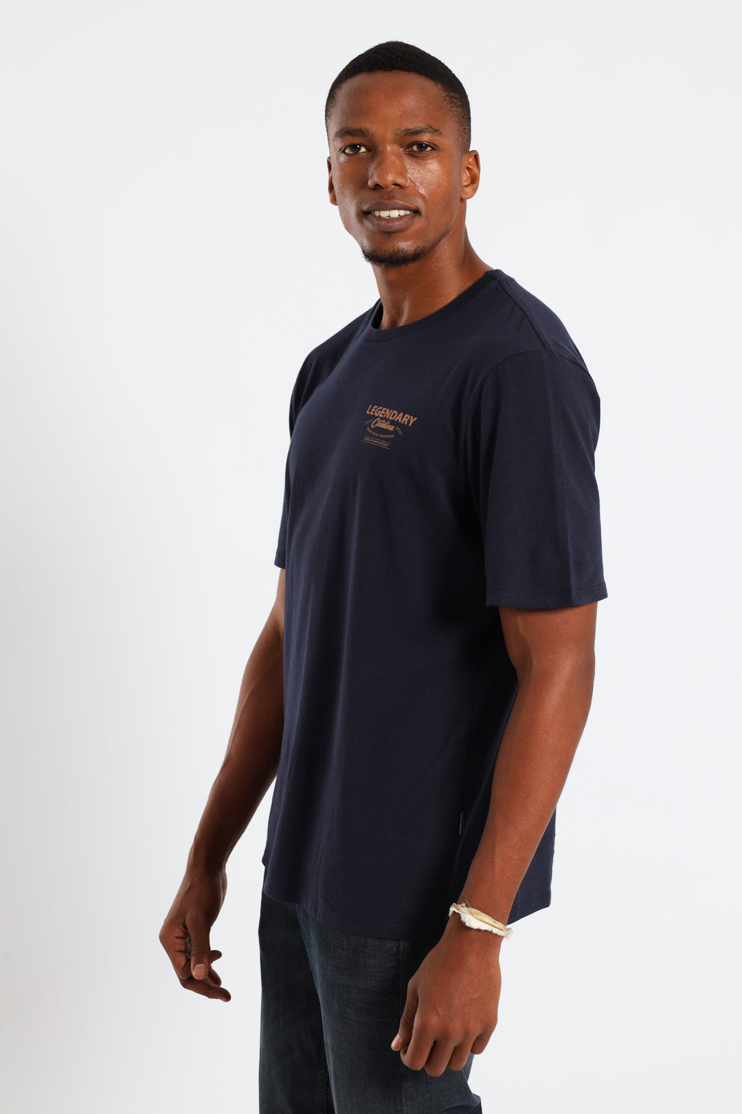 Catalina Front & Back Tee - Navy
