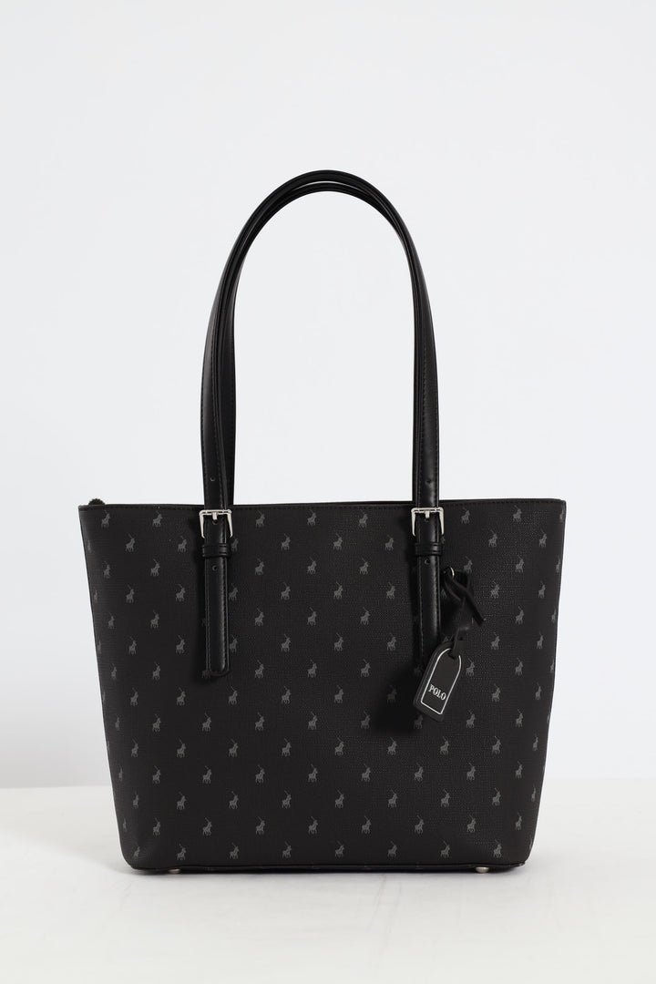 Iconic Medium Tote Bag - Black