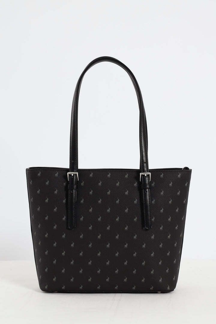Iconic Medium Tote Bag - Black