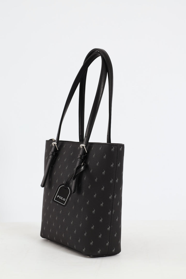 Iconic Medium Tote Bag - Black