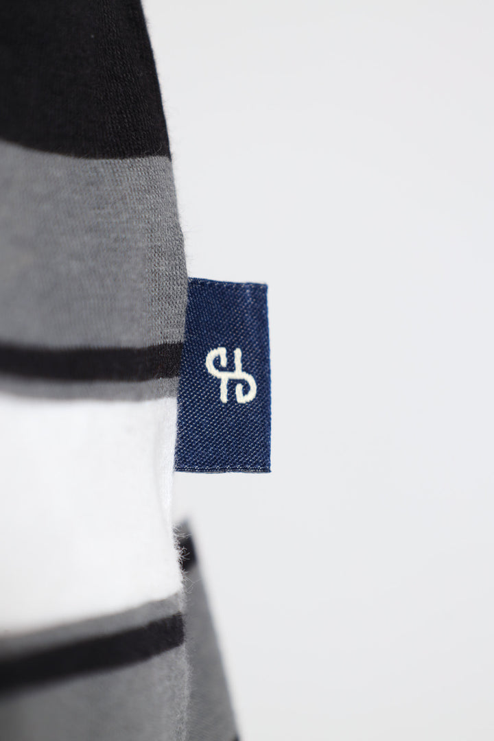 Multi Stripe Tee - Black