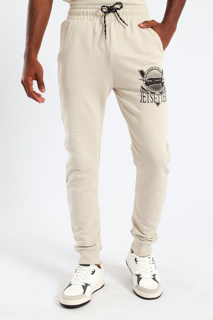 Boys Jet Setter Pants - Light Stone