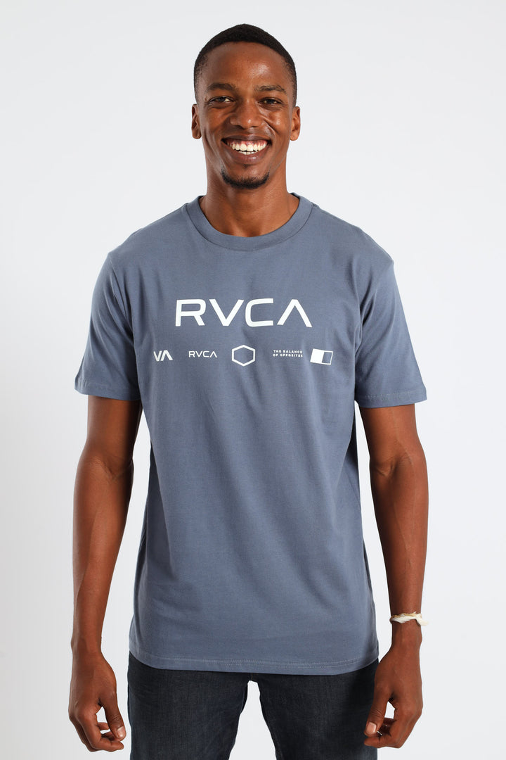 Mid Short Sleeve Tee - Blue